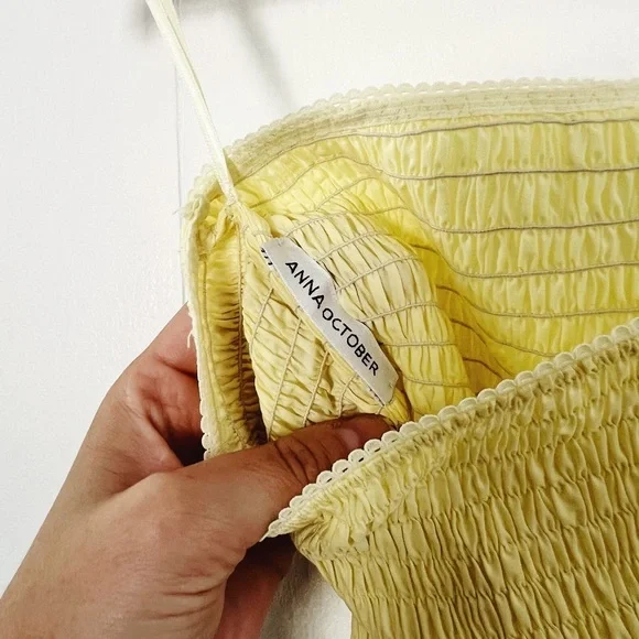 Anna October Lea Yellow Midi Dress - Picture 11 of 14